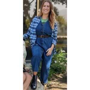 Universal Thread Wide Leg Denim Jumper Size 16